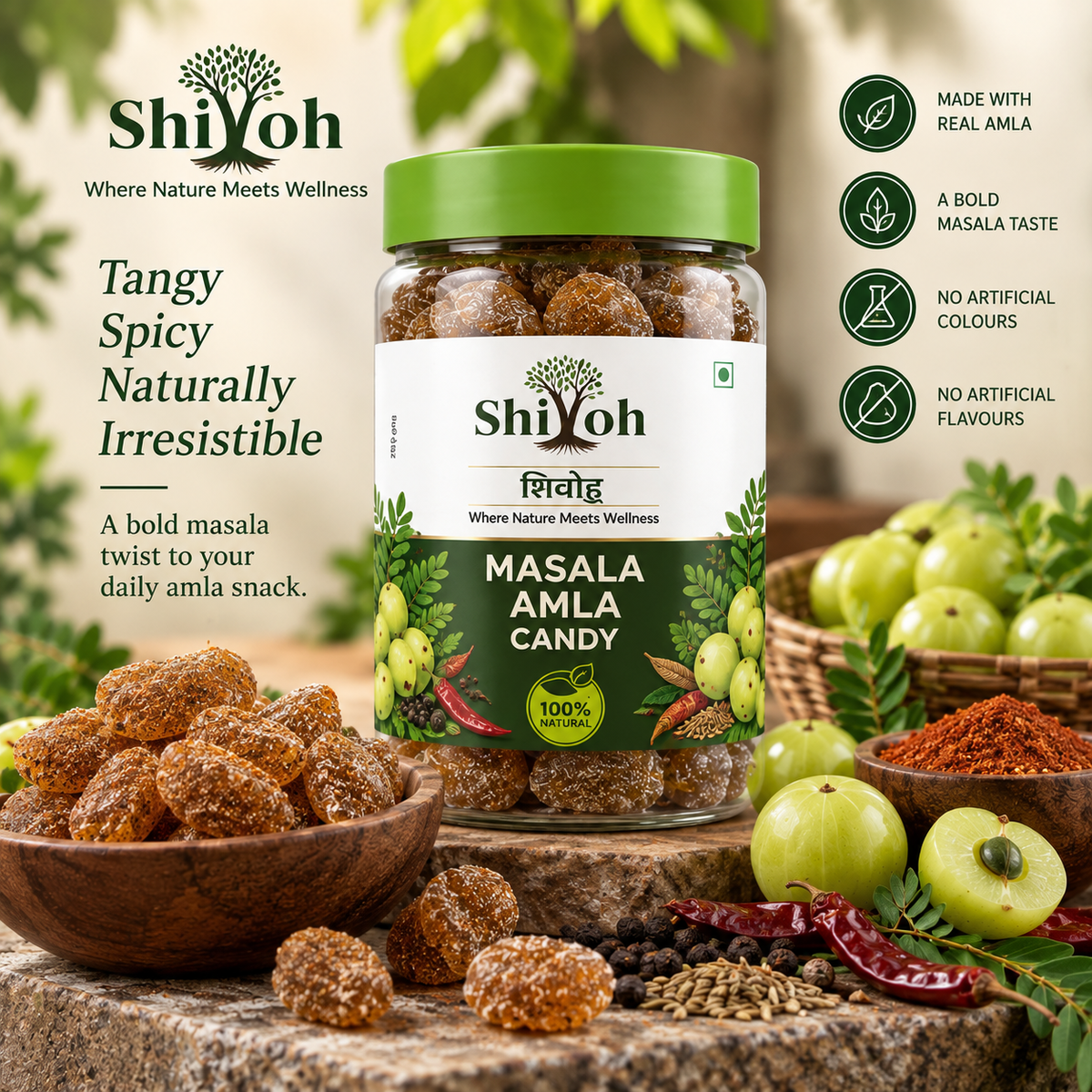 Shivoh Amla Candy - Masala