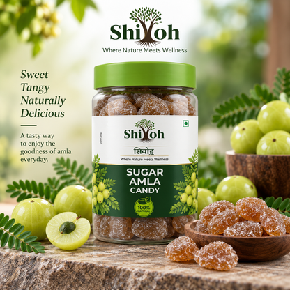 Shivoh Amla Candy - Masala + Sugar (300g)  Each